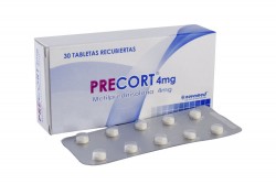 Precort 4 mg Caja Con 30 Tabletas Recubiertas Rx Rx2