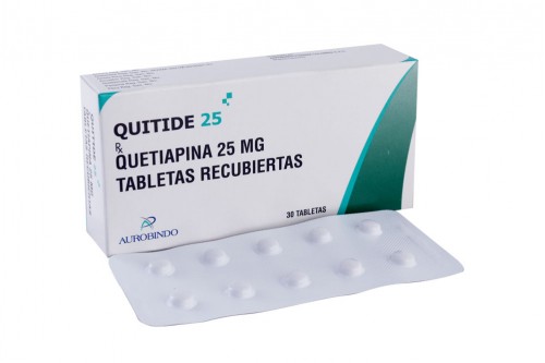Quitide 25 mg Caja Con 30 Tabletas Rx Rx1 Rx4