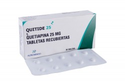 Quitide 25 mg Caja Con 30 Tabletas Rx