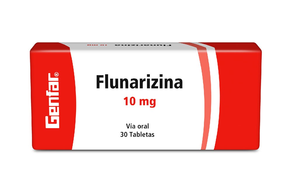 Flunarizina Genfar 10 mg Caja Con 30 Tabletas Rx