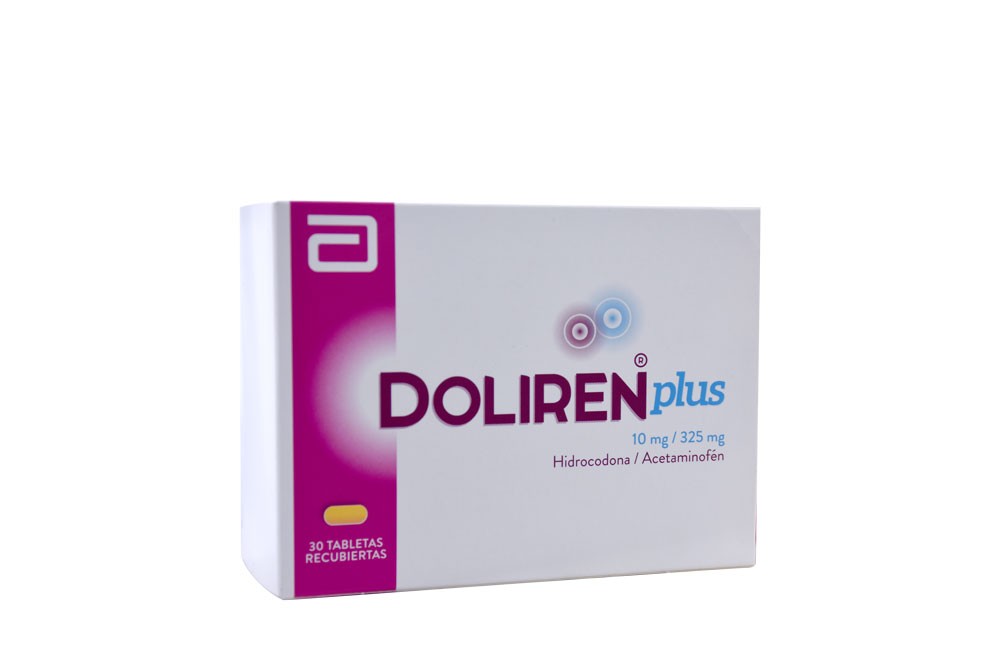 Doliren Plus 10 / 325 Mg Caja Con 30 Tabletas Recubiertas