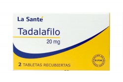 Tadalafilo La Santé 20 mg Caja Con 2 Tabletas Recubiertas Rx