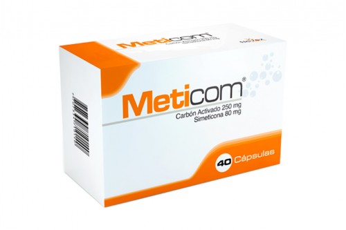 Meticom 250 / 80 Mg Caja Con 40 Cápsulas