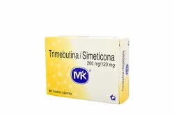 Trimebutina Simeticona 200 / 120 Mg Caja Con 30 Cápsulas Rx