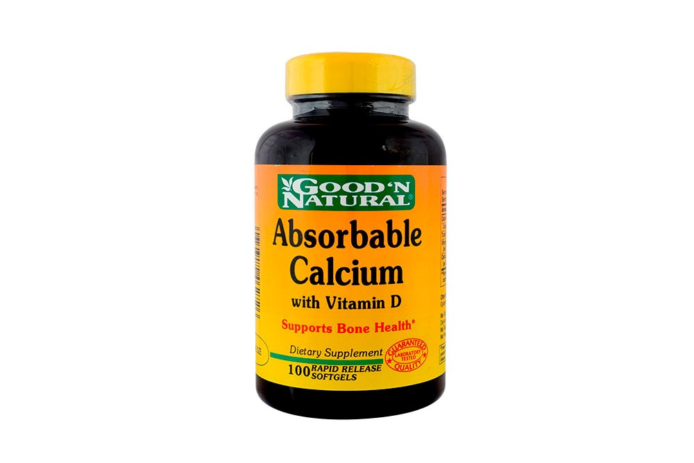 Absorbable Calcium Con Vitamin D Frasco Con 100 Cápsulas