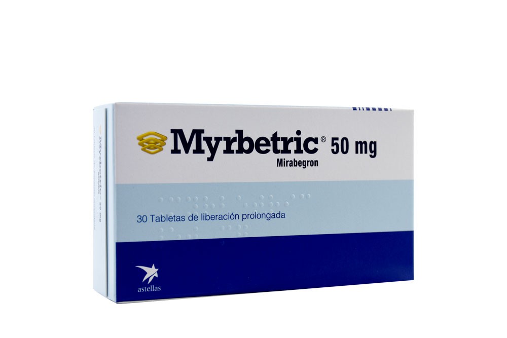 Myrbetric 50 Mg Caja Con 30 Tabletas De Liberación Prolongada Rx Rx1