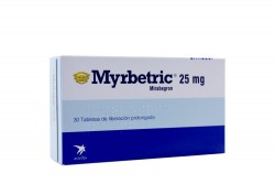 Myrbetric Lpr 25 mg Oral Caja Con 30 Tabletas  Rx