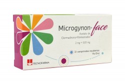 Microgynon Face 2 Mg En Caja Con 21 Tabletas Rx Rx1