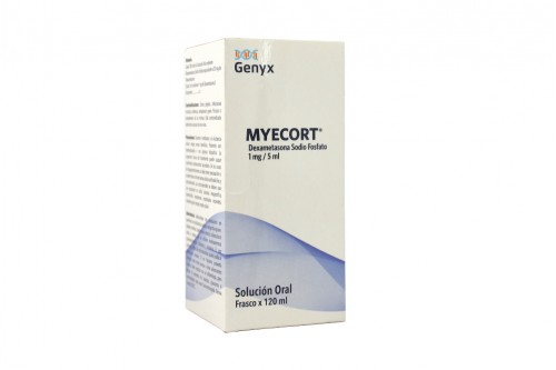 Myecort 1 Mg / 5 Ml Solución Oral Frasco De 120 Ml Rx