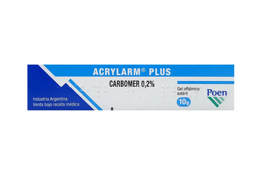 Acrylarm Plus Gel Oftálmico Estéril Tubo Con 10 g Rx