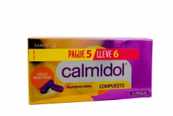 Calmidol Compuesto Caja Con 6 Tabletas
