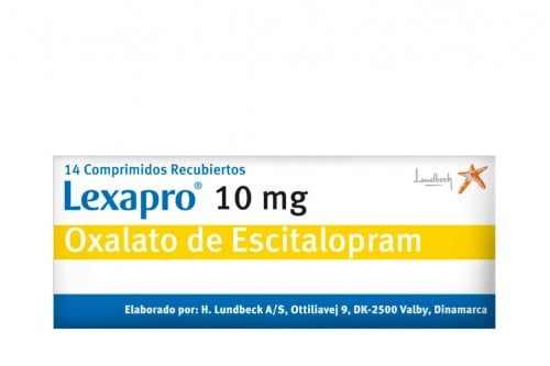 Lexapro 10 Mg Caja Con 14 Tabletas Rx