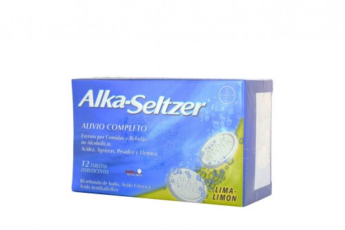 Alka-Seltzer Lima-Limon Oral En Caja Por 12 Unidades