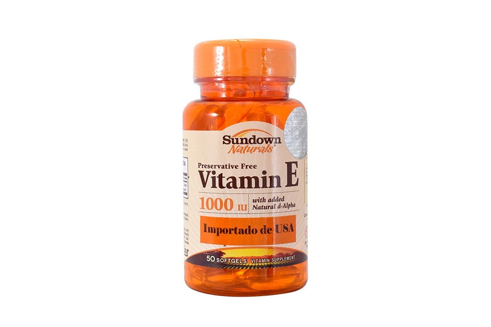 Vitamina E 1000 Ui Oral En Frasco Por 50 Unidades