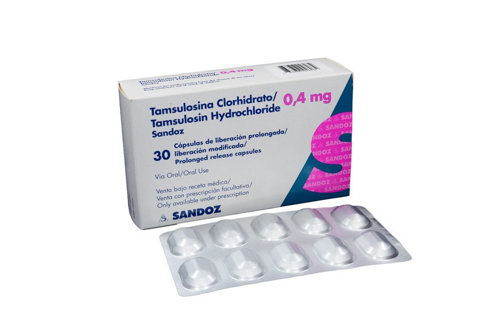 Tamsulosina Sandoz Lpr 0,4 Mg Oral Caja De 30 Cápsulas