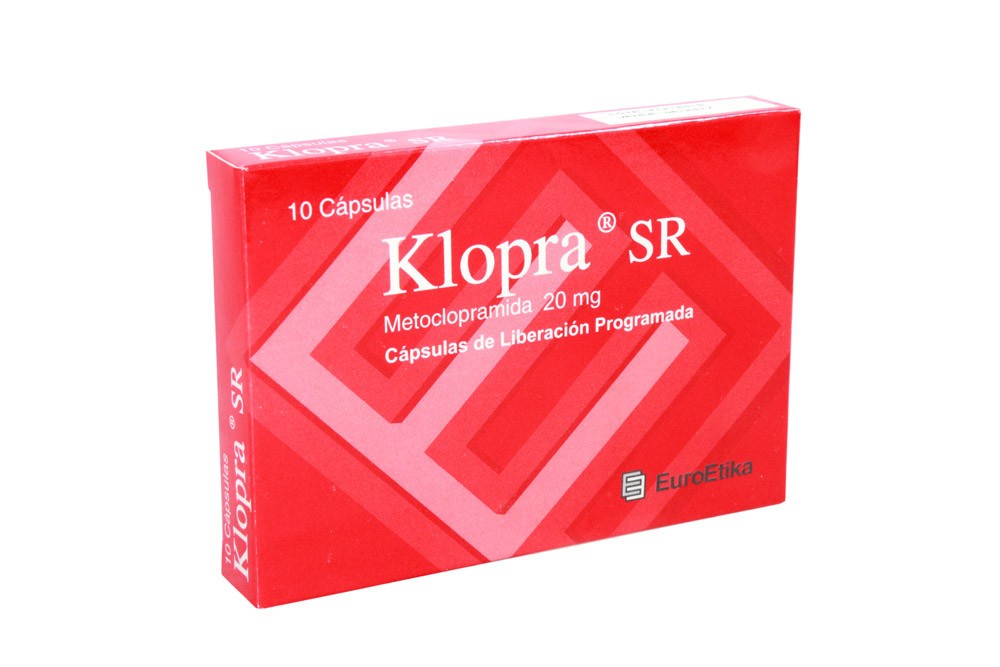 Klopra Sr 20 mg Oral Caja De 10 Cápsulas Recubiertas