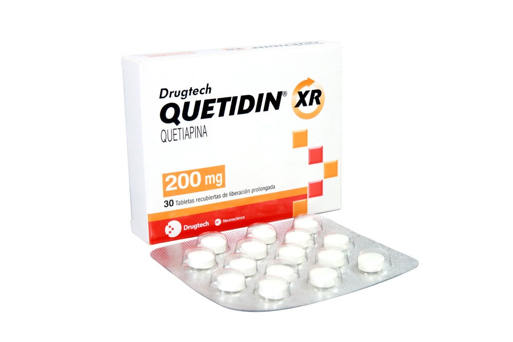 Drugtech Quetidin Xr 200mg Oral Caja De 30 Tabletas De Liberación Prolongada