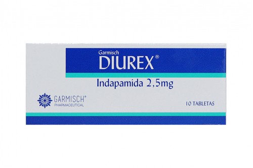Diurex 2,5 Mg Oral Caja De 10 Tabletas Recubiertas Rx