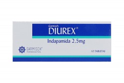 Diurex 2,5 Mg Oral Caja De 10 Tabletas Recubiertas