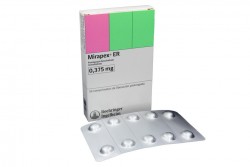 Mirapex Er 0,375 Mg Oral Caja Con 10 Tabletas De Liberación Prolongada