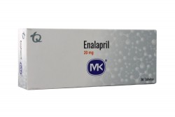 Enalapril Mk 20 Mg Oral En Caja Por 30 Tabletas