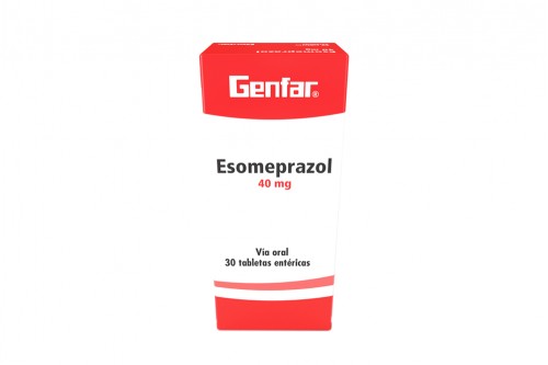 EsomePRAZOL 40 mg Genfar Caja Con 30 Tabletas Rx