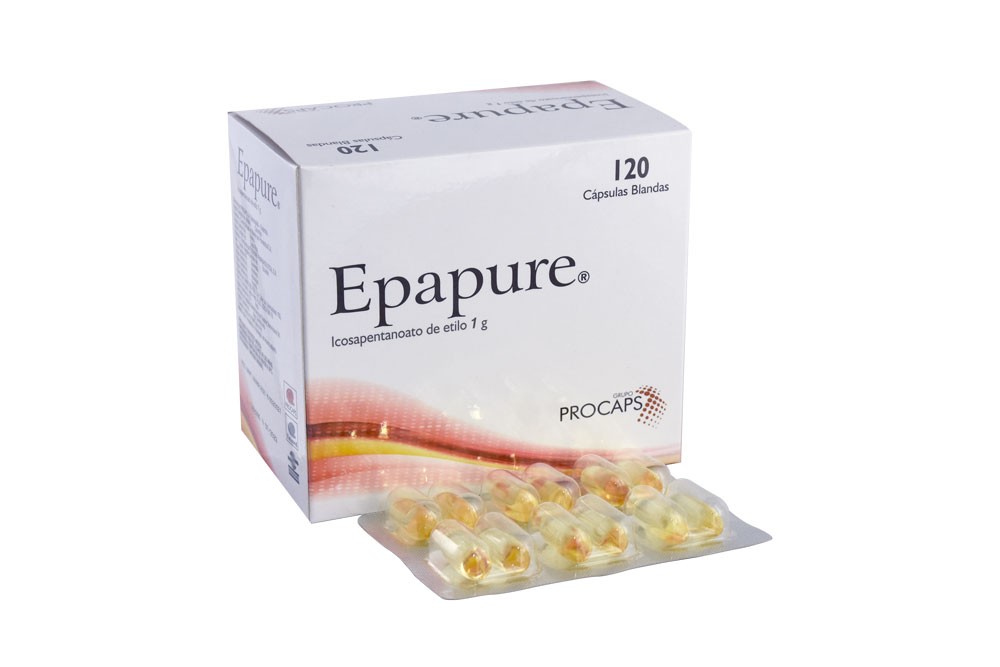 Epapure 1000 Mg En Caja Por 120 Cápsula Blandas Rx