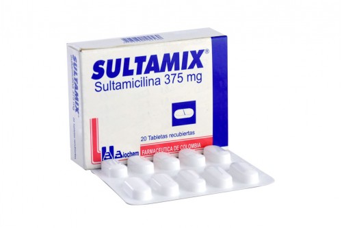 Sultamix 375Mg Caja Con 20 Tabletas Recubiertas Rx Rx2