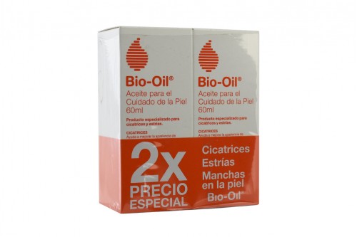 Aceite Corporal Bio Oil Empaque Con 2 Frascos Con 60 mL C/U