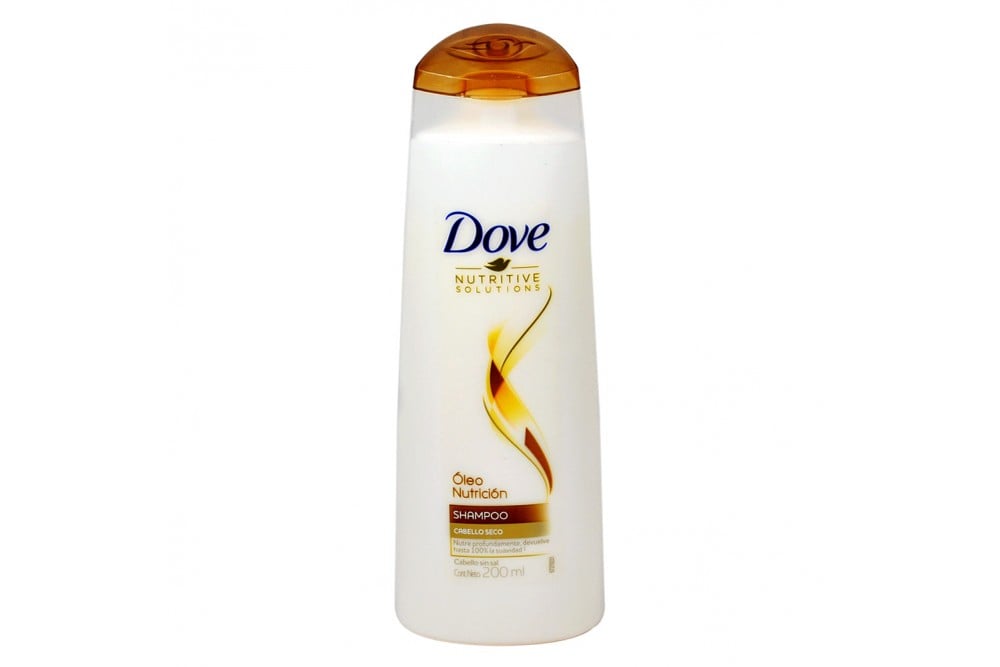 Shampoo Dove Óleo Nutrición Frasco Con 200 mL