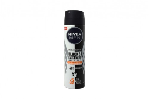 Desodorante Nivea Men Black White Ultimate Caja Con Frasco De 150 mL