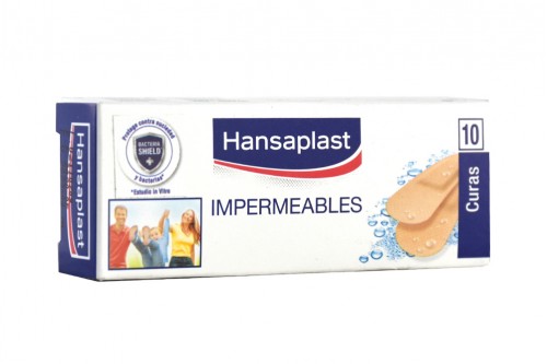 Curas Hansaplast Impermeables Caja Por 10 Unidades