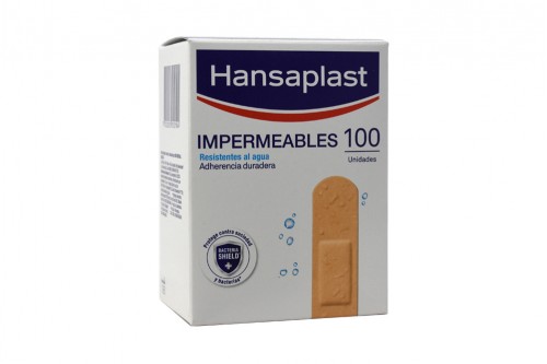 Curas Hansaplast Transpiel Impermeables Caja 100 Por Unidades
