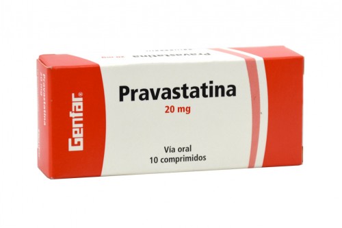 Pravastatina 20 Mg En Caja Con 10 Tabletas Rx