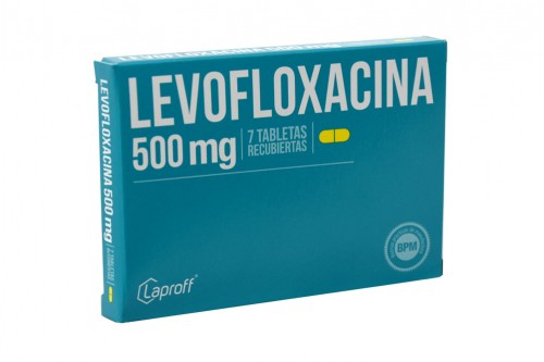 LevoFLOXACINO 500 Mg Caja Con 7 Tabletas Rx Rx2