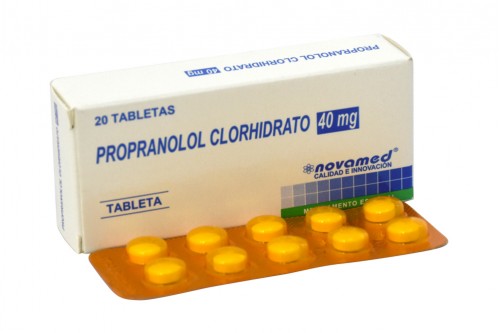 Propranolol 40 Mg Caja Por 20 Tabletas Rx4 - ID REUSAR