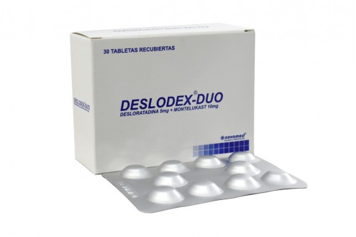 Deslodex Duo 10 mg / 5 mg Caja Con 30 Tabletas Recubiertas Rx-RX1