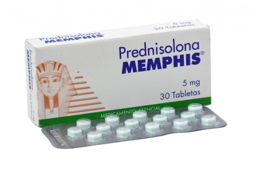 PrednisoLOna 5 mg Caja Con 30 Tabletas Rx