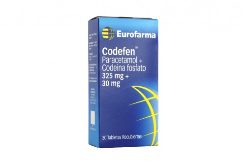 Codefen 30 Mg En Caja Por 30 Tabletas