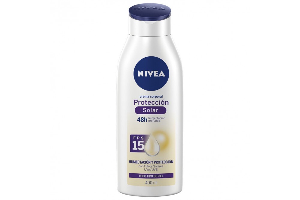 Crema Nivea Body Uv Protección Anticontaminación Frasco Por 400 mL