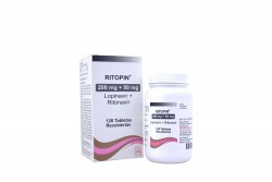 Ritopin 200 mg + 50 mg En Frasco Por 120 tabletas rx Col