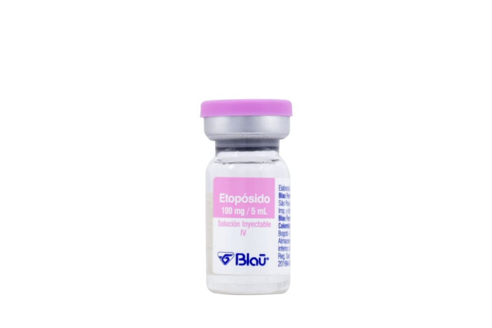 Etoposido 100 mg Caja Con 1 Vial Con 5 mL  Rx Rx4