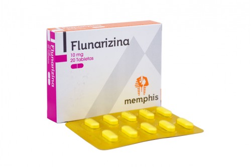 Flunarizina 10 mg Caja Con 20 Tabletas Rx