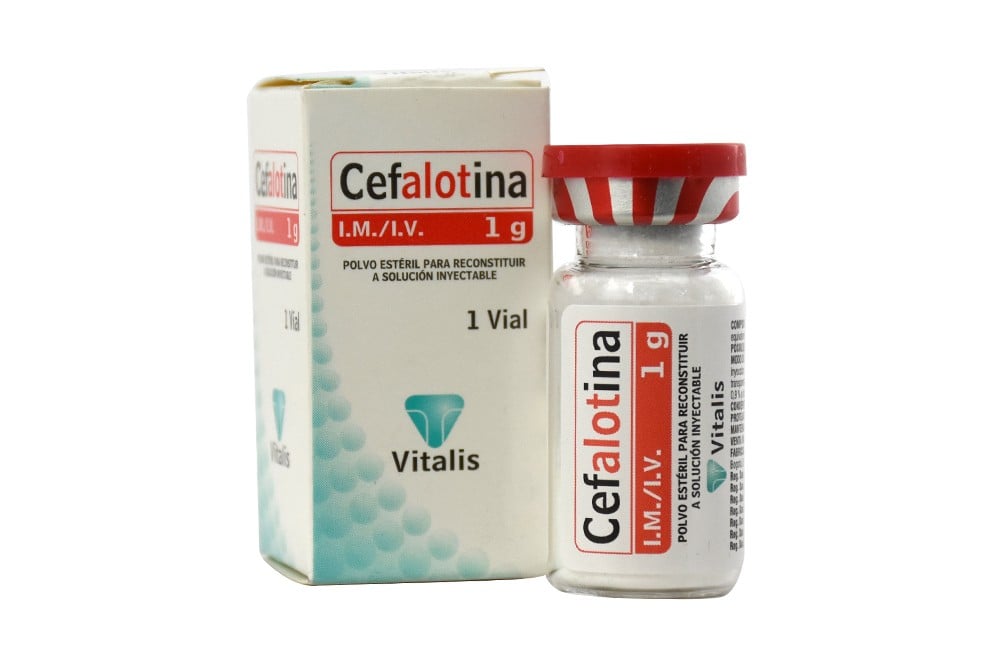 Cefalotina 1 g Caja Con 1 Ampolla - Rx Rx2