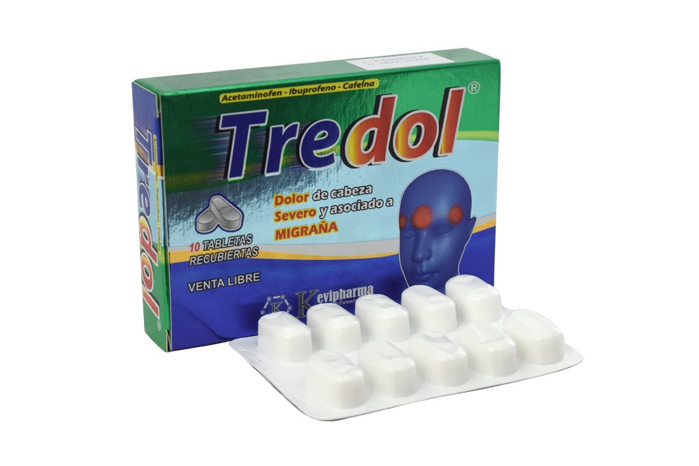 Tredol 400/65 Mg Caja Con 10 Tabletas