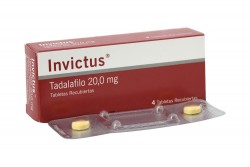 Invictus 20 mg Caja Con 4 Tabletas Rx