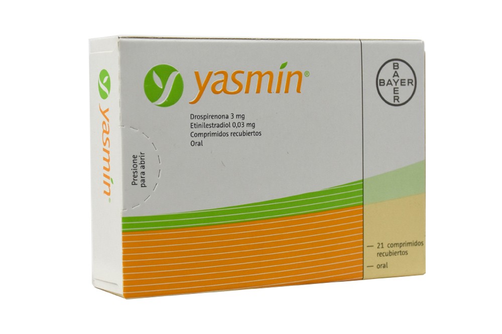 Yasmin 3 / 0.3 Mg Caja Con 21 Tabletas Rx Rx1