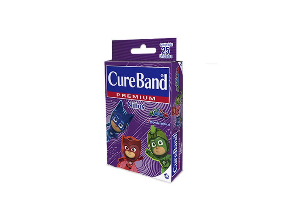 Curas Cureband Premium Caja Con 25 Unidades.
