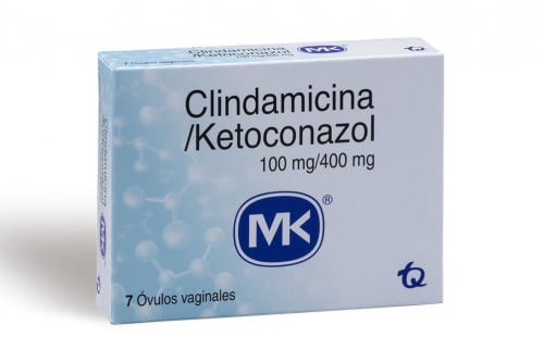 Clindamicina / Ketoconazol 100/400 Mg Caja Con 7 Óvulos