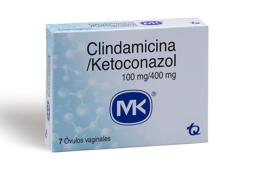 Clindamicina / Ketoconazol 100/400 Mg Caja Con 7 Óvulos